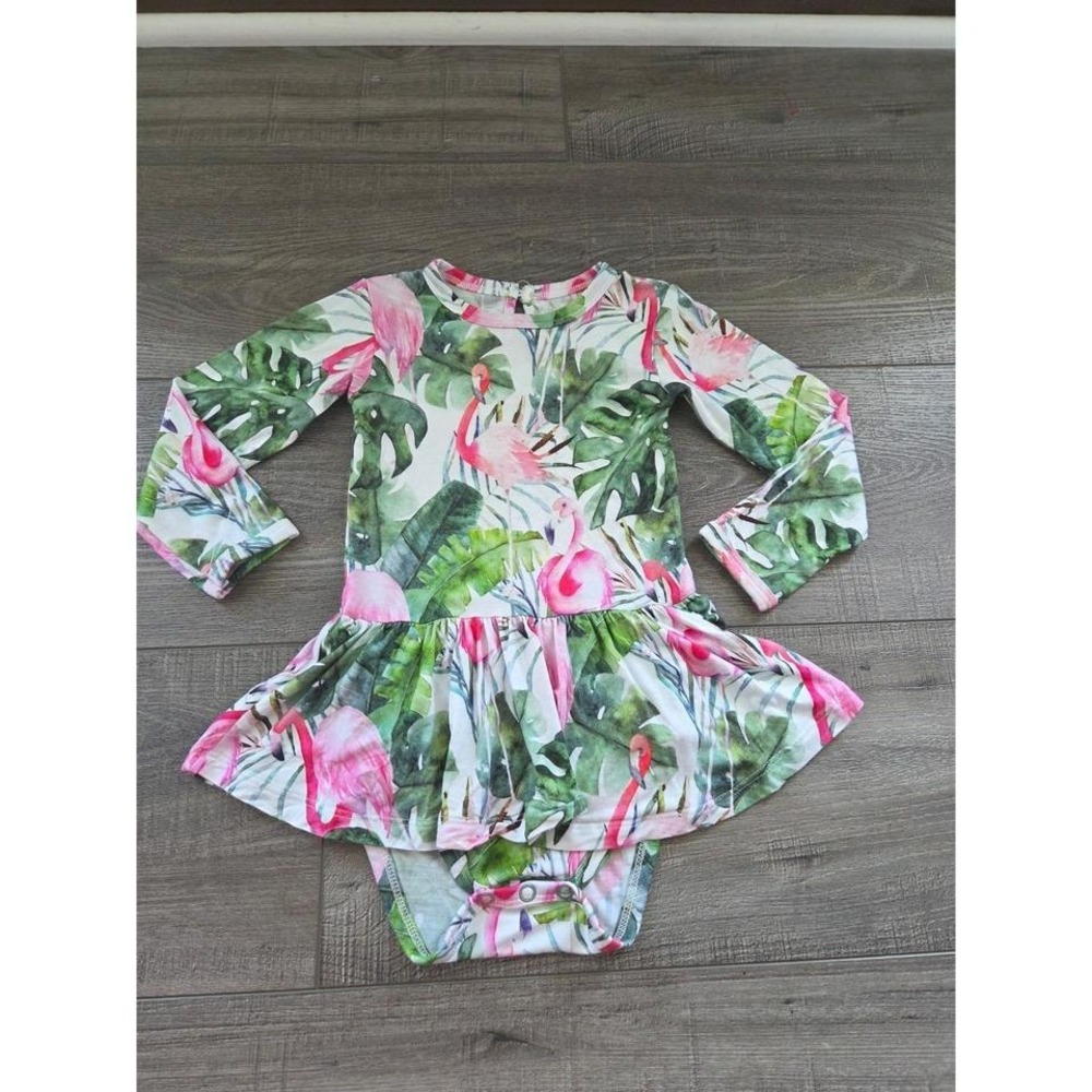 Little bum bums baby‎ girl romper 12-18 mos